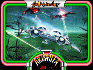 Sidewinder title screen for Amiga